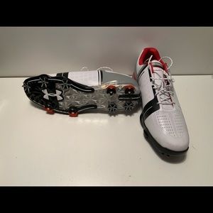 Under Armour Speith Golf Shoes Red Size 8 NEW